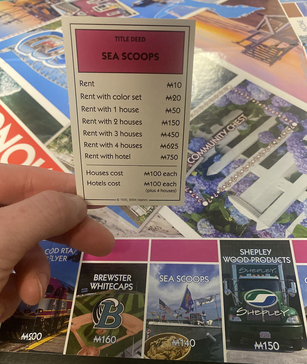 Thumbnail: Monopoly Board Game - Cape Cod MA Edition by Top Trumps USA Inc.
