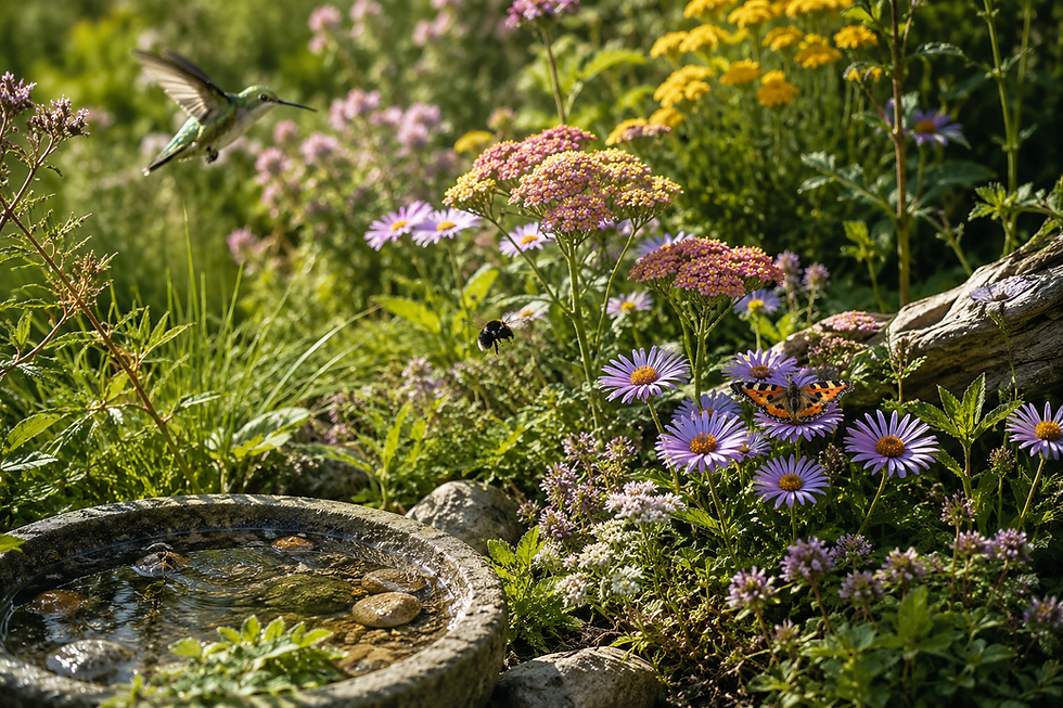 Creating Summer Habitat for Bees, Butterflies & Birds