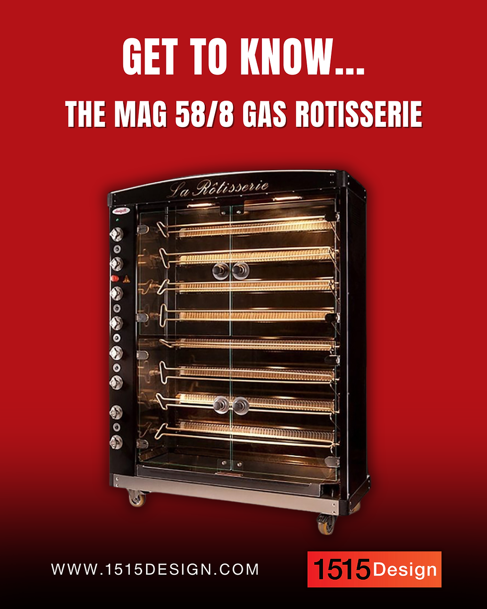 Meet the MAG 58/8 Gas Rotisserie: Professional Performance, Built to Last 🔥