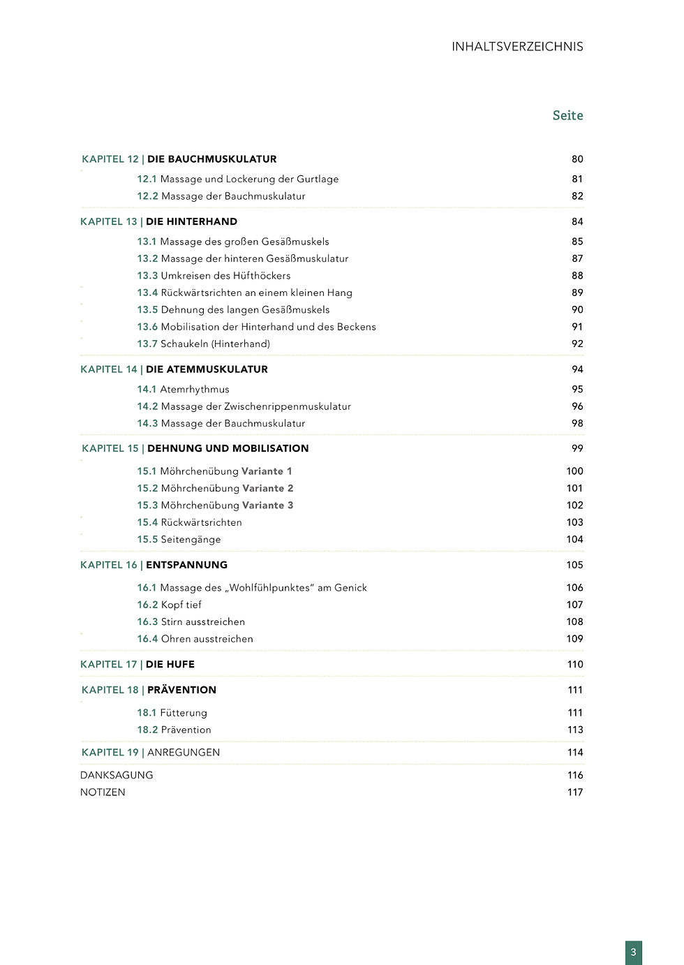 Miniaturbild: Das Praxisbuch für Übungen, Dehnungen und Massagen