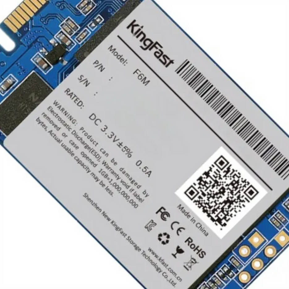 KingFast F6 Series mSATA3 256GB SSD