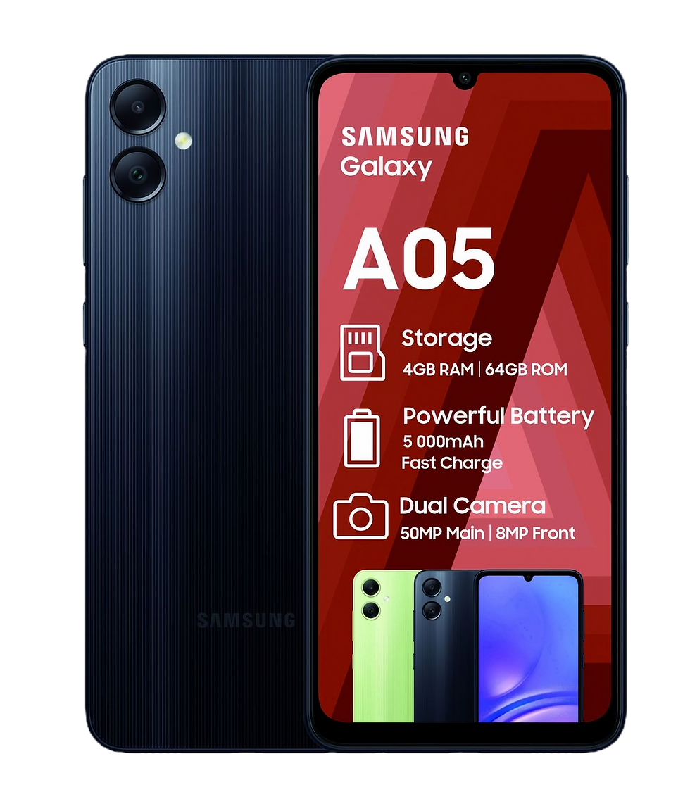 Black Samsung Galaxy A05 Dual Sim 64GB