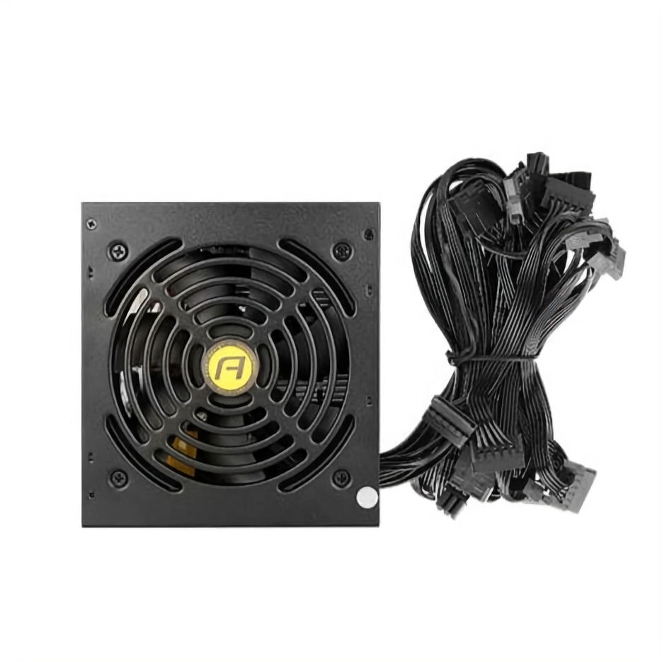 Antec VP450P Plus PSU with its bundle of non-modular cables for component connections