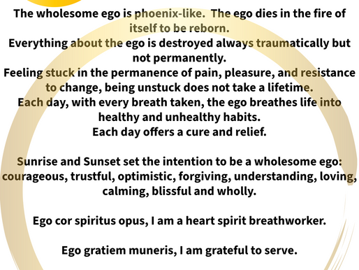 The Wholesome Ego