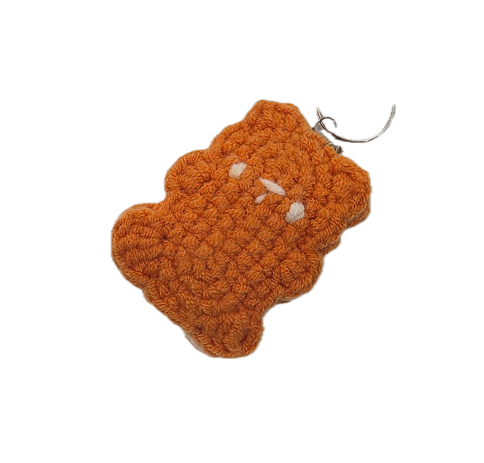 Thumbnail: Bear keychain (snapping fidget toy)