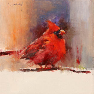 Oil painting by NC artist JJ Jiang