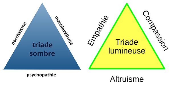Triade sombre vs lumineuse