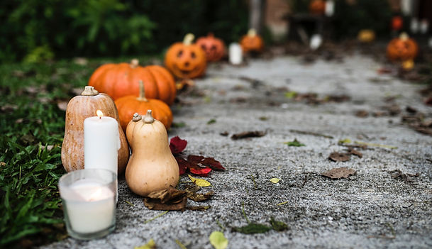 Pumpkins And Candles