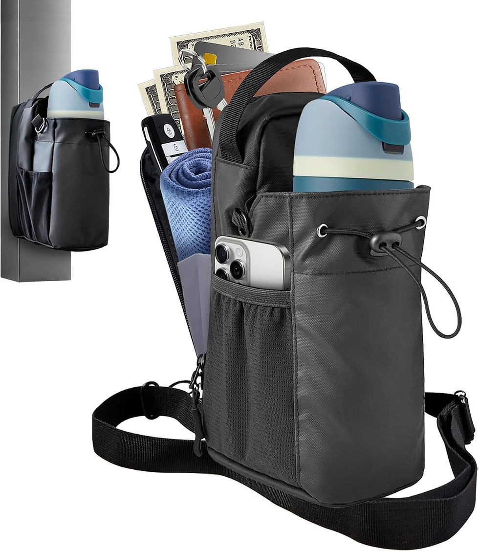 Thumbnail: Magnetic Sports Water Bottle Bag with Phone Pouch