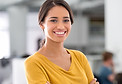 Portrait de jeune femme d'affaires
