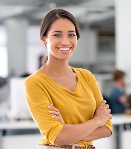 Retrato de joven empresaria