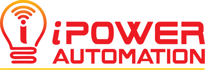 iPOWER AUTOMATION logo, Smart & Secured Lighting Enabler