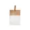 Thumbnail: White Marble Wood Square Cutting Board Small