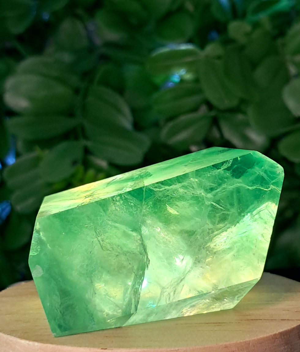 Green Fluorite Chunk