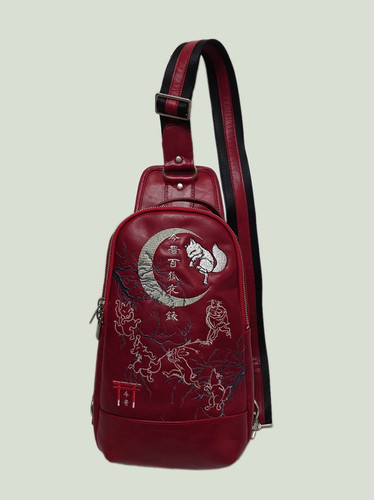 気まぐれセール❣️Shanghai Tang パーティーバック 今昔 KJ-26010 -Z1 こんじゃく『百狐夜行録』総刺繡ボディー