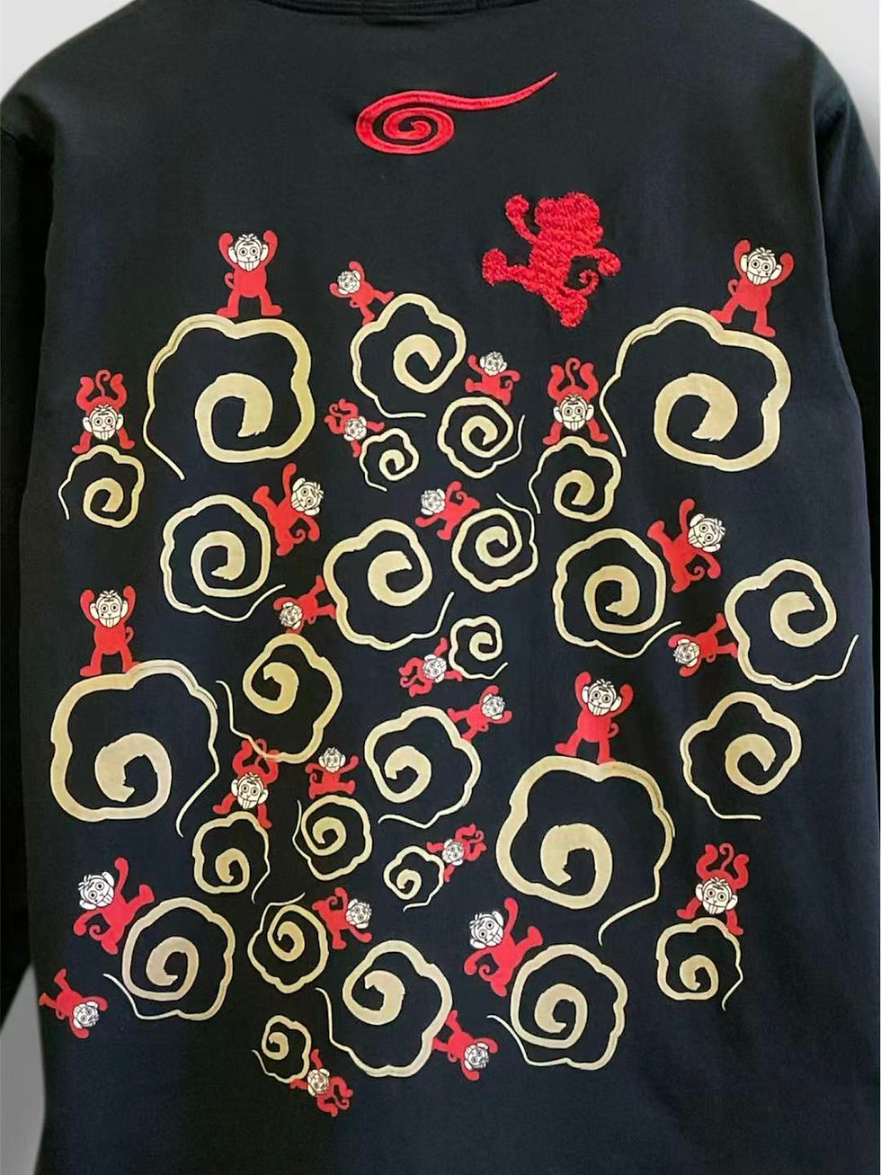 Thumbnail: 悟空本舗 LGT-5985A -D1 ゴクーGOCOO!!!『渦猿』長袖Ｔシャツ