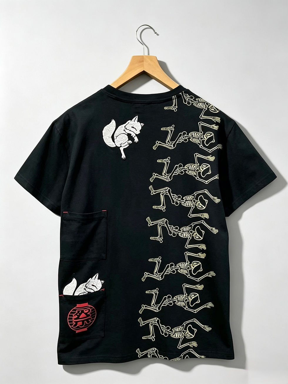 Thumbnail: 今昔 KJT-69001 -17 こんじゃく 『狐の夏祭り』半袖Tシャツ