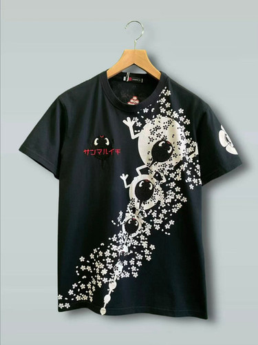 参丸一 ST-50051 #23 サンマルイチ『桜カエル』刺繍プリント半袖T