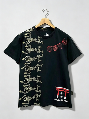 今昔 KJT-69001 -17 こんじゃく 『狐の夏祭り』半袖Tシャツ | 【公式