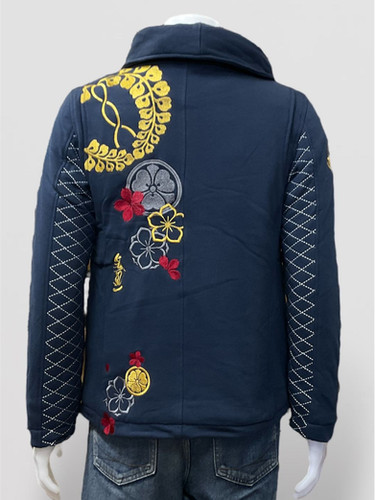 参丸一 SOU-21018 -114 サンマルイチ『流れ家紋』防寒 裏毛ビック