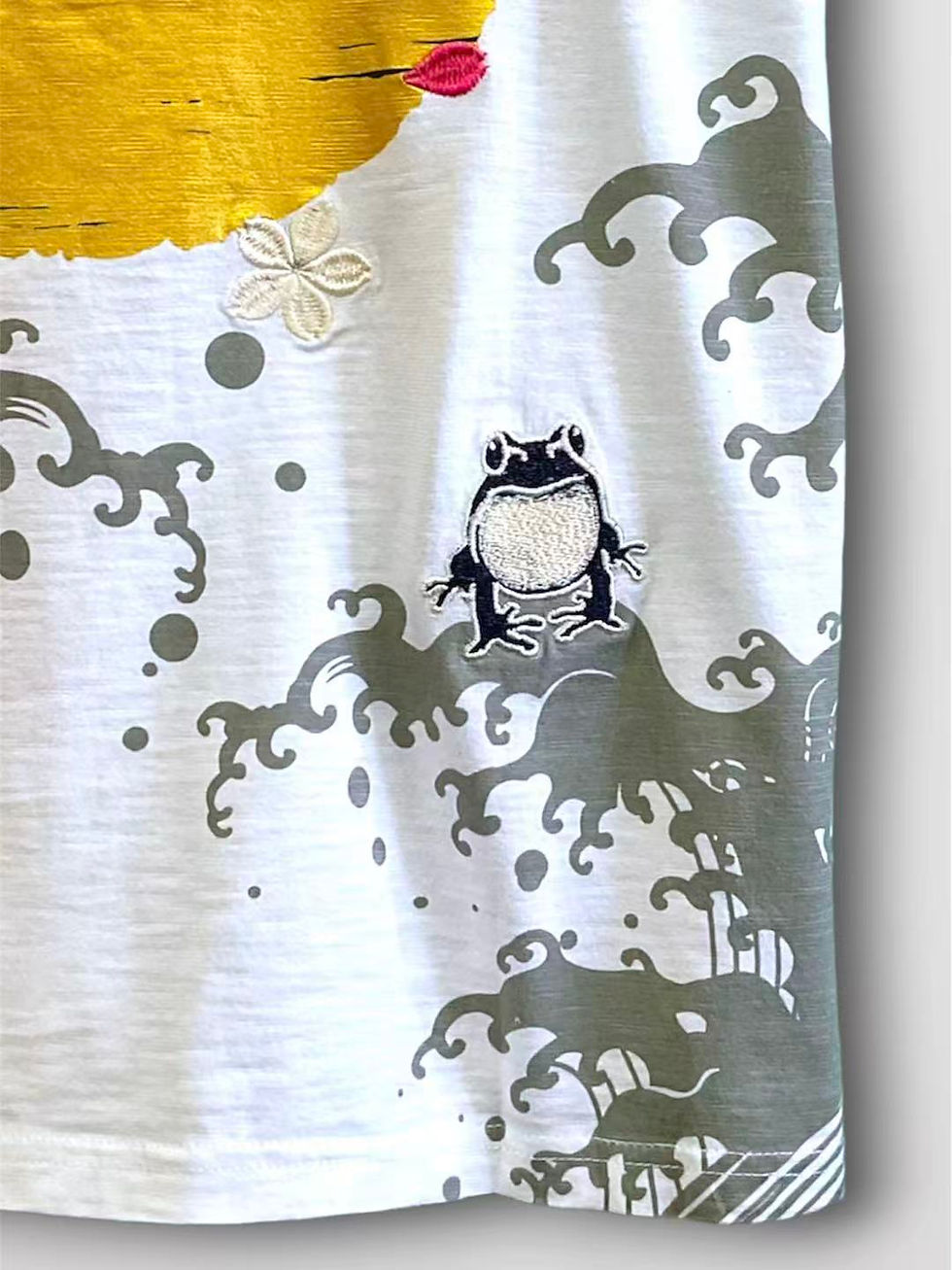 サムネイル： 参丸一 ST-50047 -補  サンマルイチ『月波蛙』半袖Tシャツ