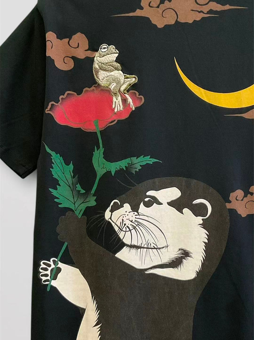 Thumbnail: ○参丸一 ST-89011 -17 サンマルイチ『獺物語』半袖Tシャツ