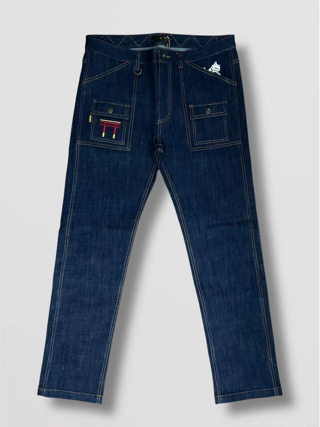 今昔 KJD-19008 こんじゃく ブッシュパンツ デニム