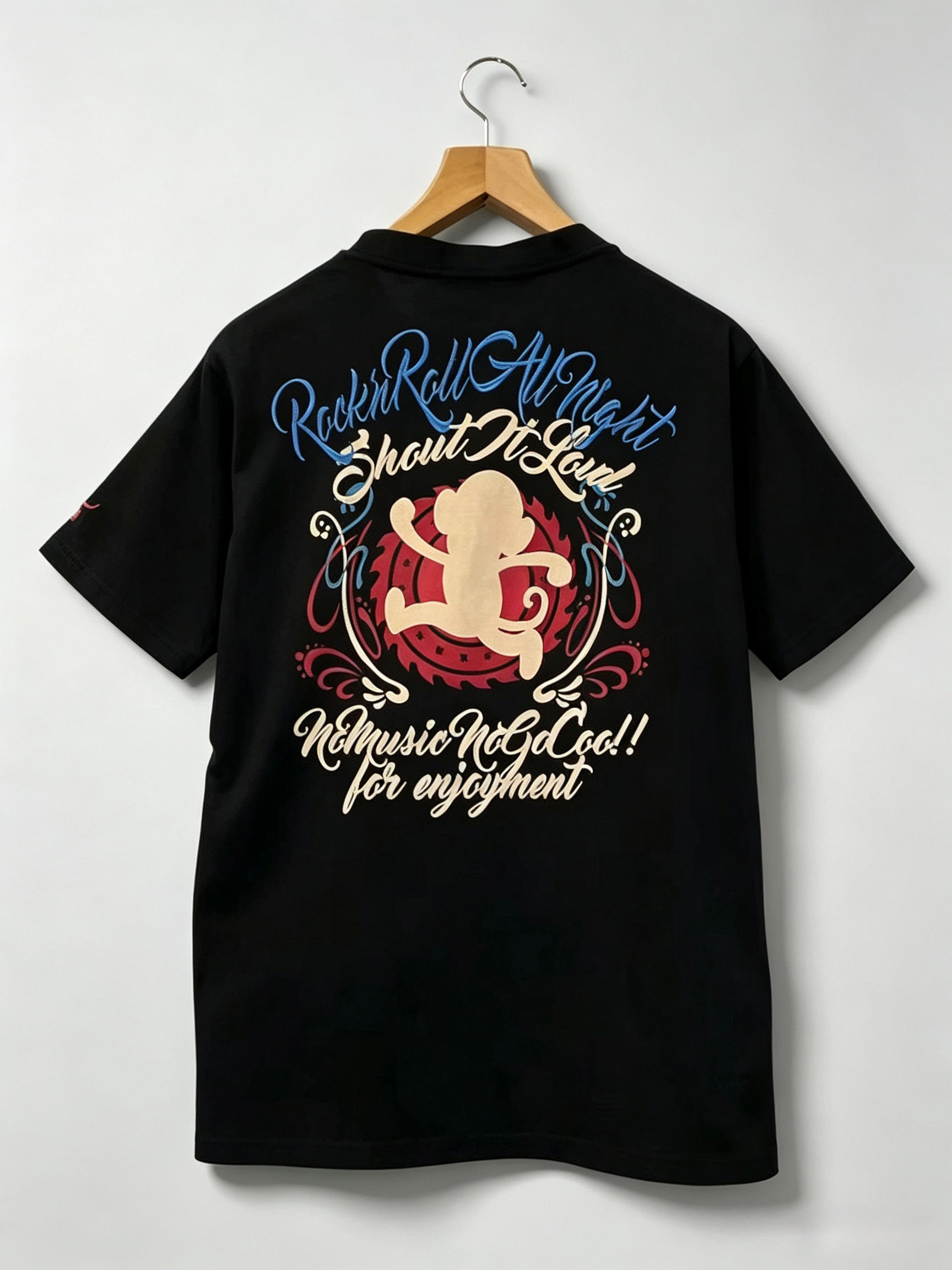 悟空本舗 LGT-5906 #8  GOCOO!!! ゴクー『Rock'n Roll All Night』半袖Tシャツ