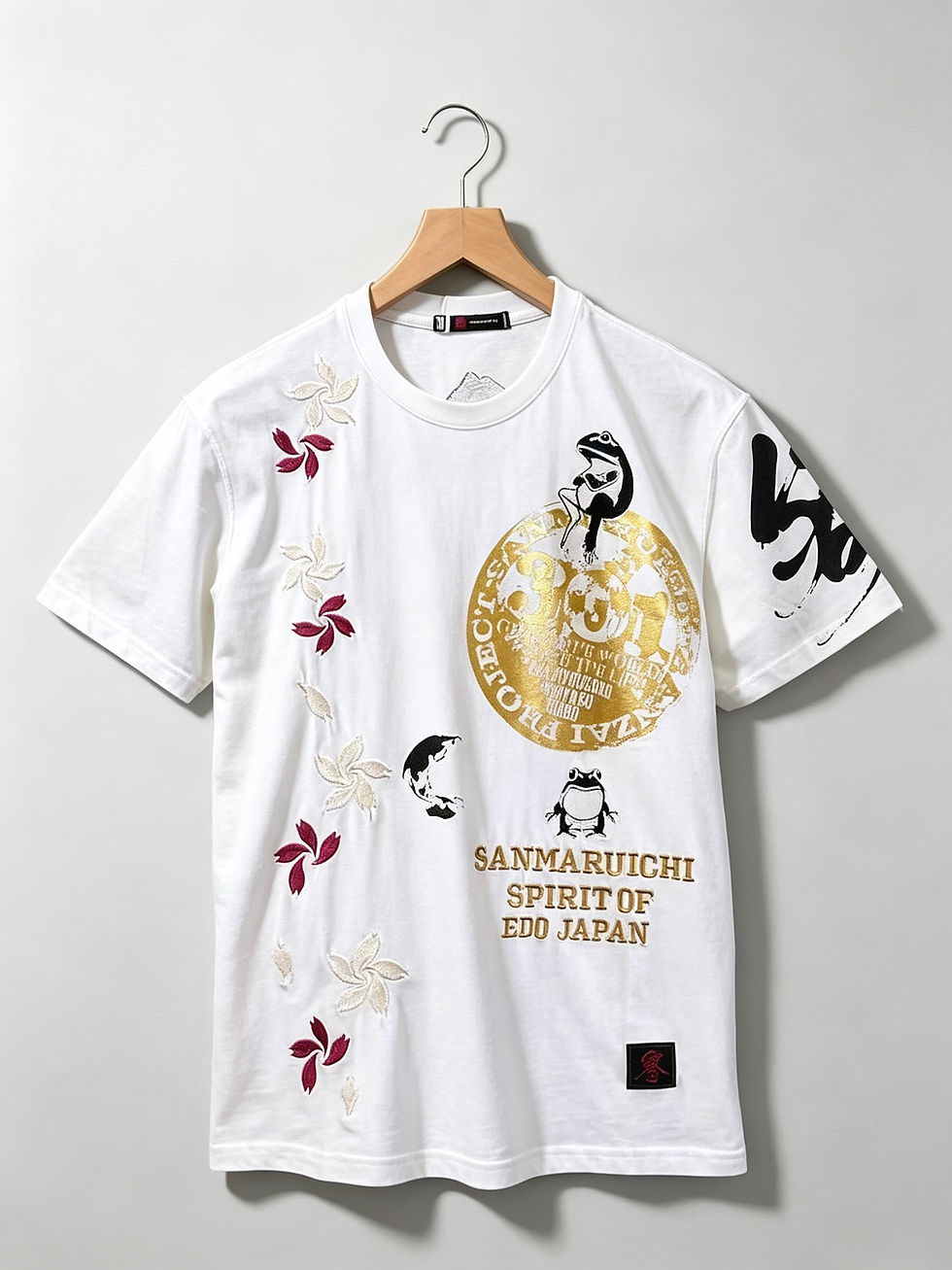 Thumbnail: 参丸一 ST-80005  #25  サンマルイチ『カンガエル 地球』 半袖Tシャツ