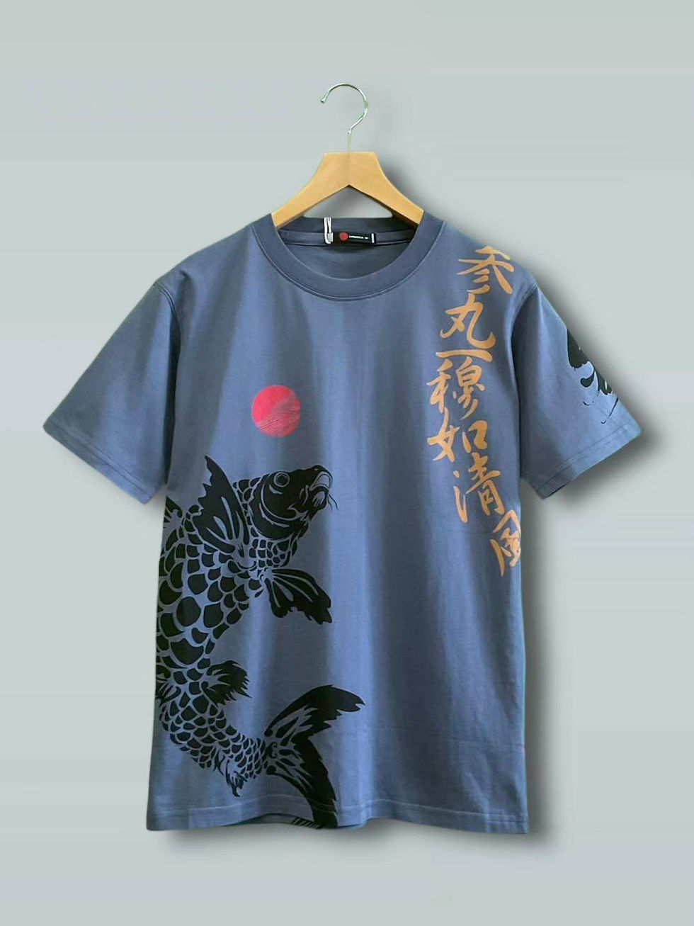 Thumbnail: 参丸一 ST-50063 -44 サンマルイチ『舞う鯉』半袖Tシャツ