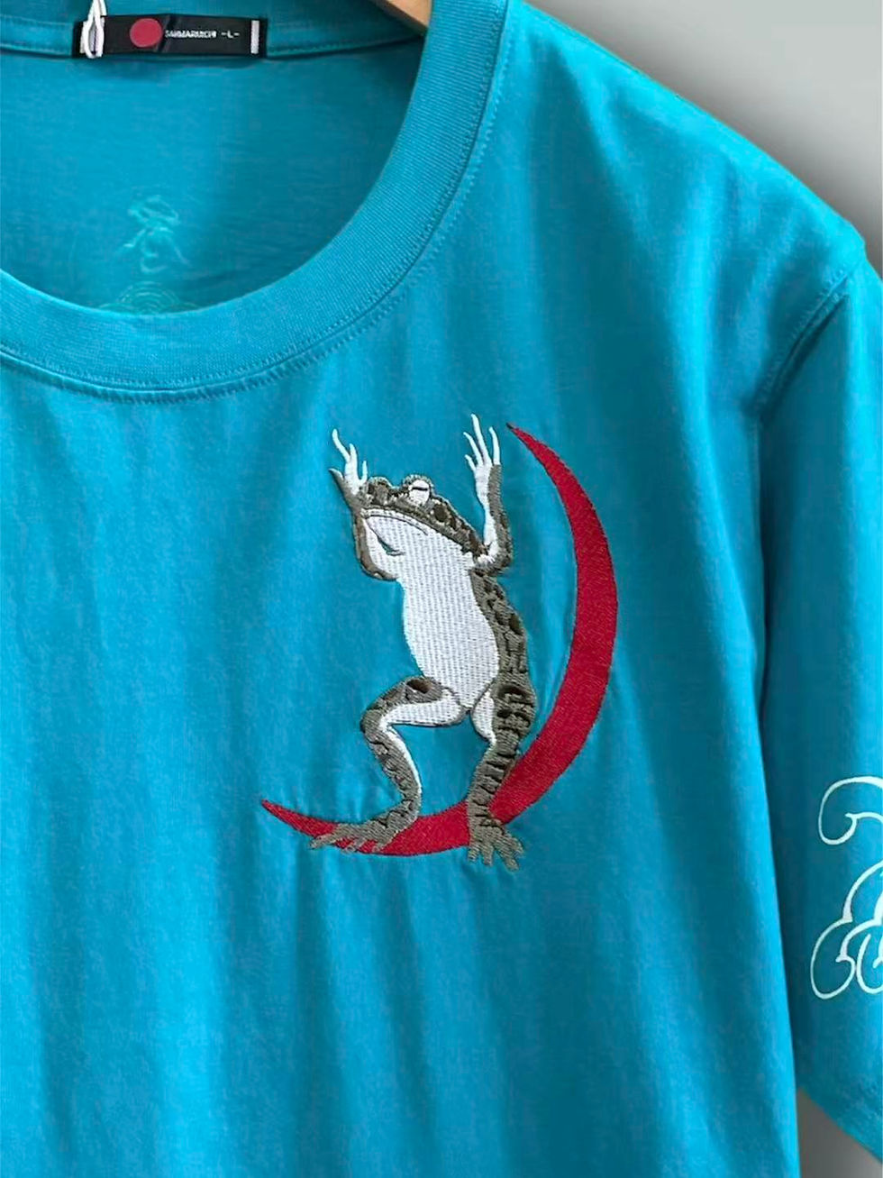 縮圖：参丸一 SM-50068  #21   サンマルイチ『鷹波蛙』半袖Tシャツ