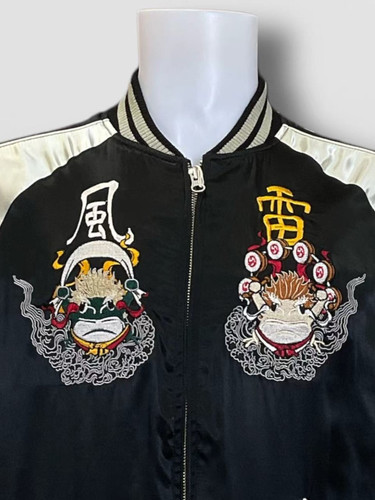 参丸一スカジャン 龍虎スカジャン 参丸一 SOU-00003 和柄 和風 蛙 カエル 刺繍