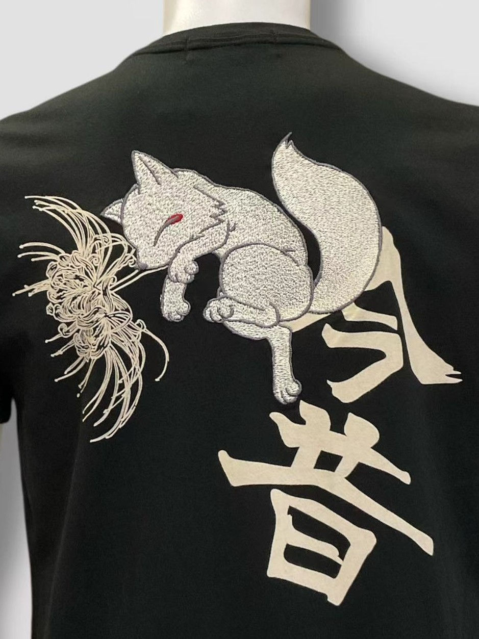サムネイル： 今昔 KJY-98002 #31 こんじゃく『彼岸花』半袖Tシャツ
