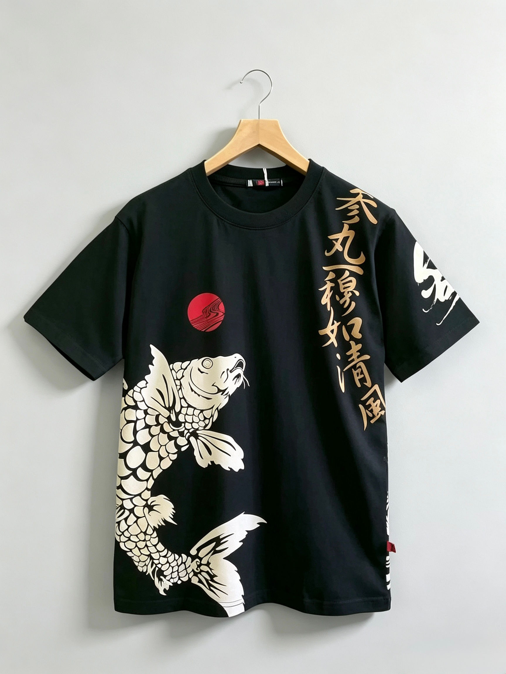 参丸一 ST-50063 -14 サンマルイチ『舞う鯉』半袖Tシャツ
