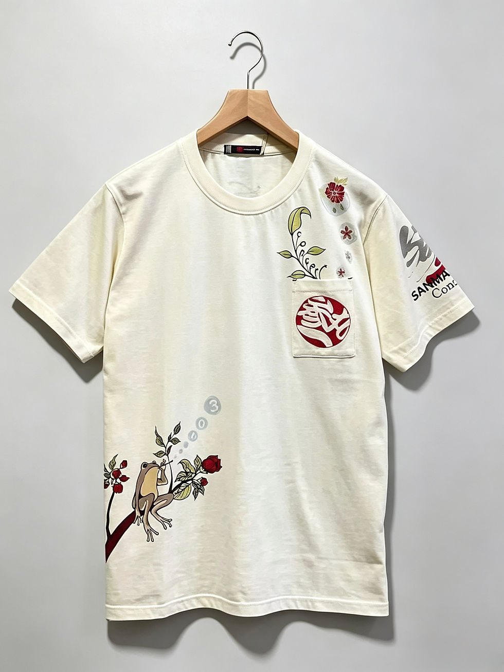 Thumbnail: 参丸一 SKY-58020 #23 サンマルイチ『シャボン玉 カエル』半袖Tシャツ