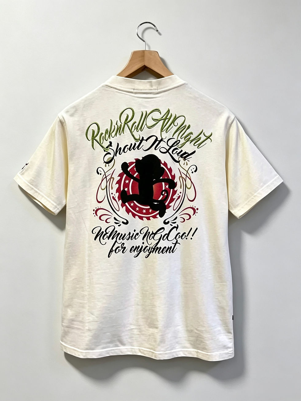 サムネイル： 悟空本舗 LGT-5906 #8  GOCOO!!! ゴクー『Rock'n Roll All Night』半袖Tシャツ