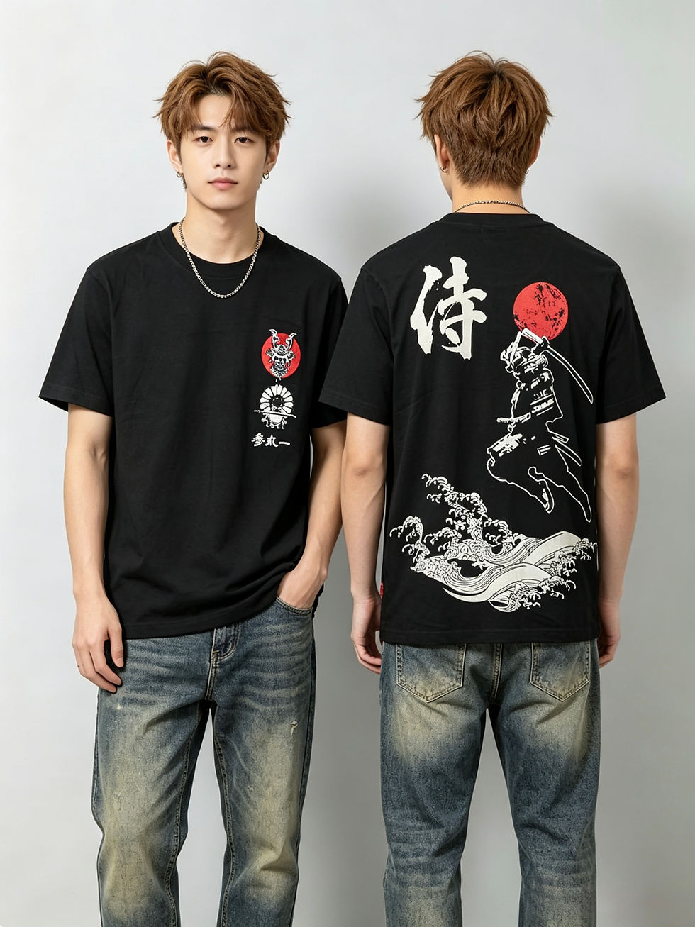 縮圖：〇参丸一  SM-30829 -11 補 サンマルイチ『兜侍蛙』半袖Tシャツ