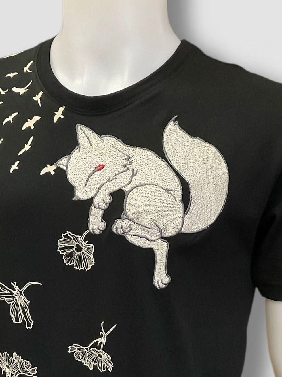 サムネイル： 今昔 KJY-98002 #31 こんじゃく『彼岸花』半袖Tシャツ