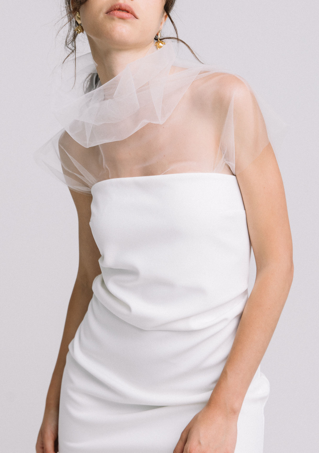 Hailey tulle cover-up