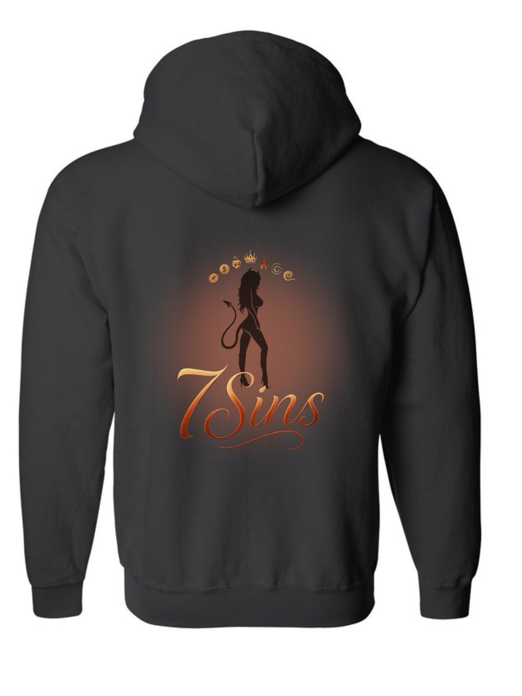 7 Sins Zip Up Hoodie