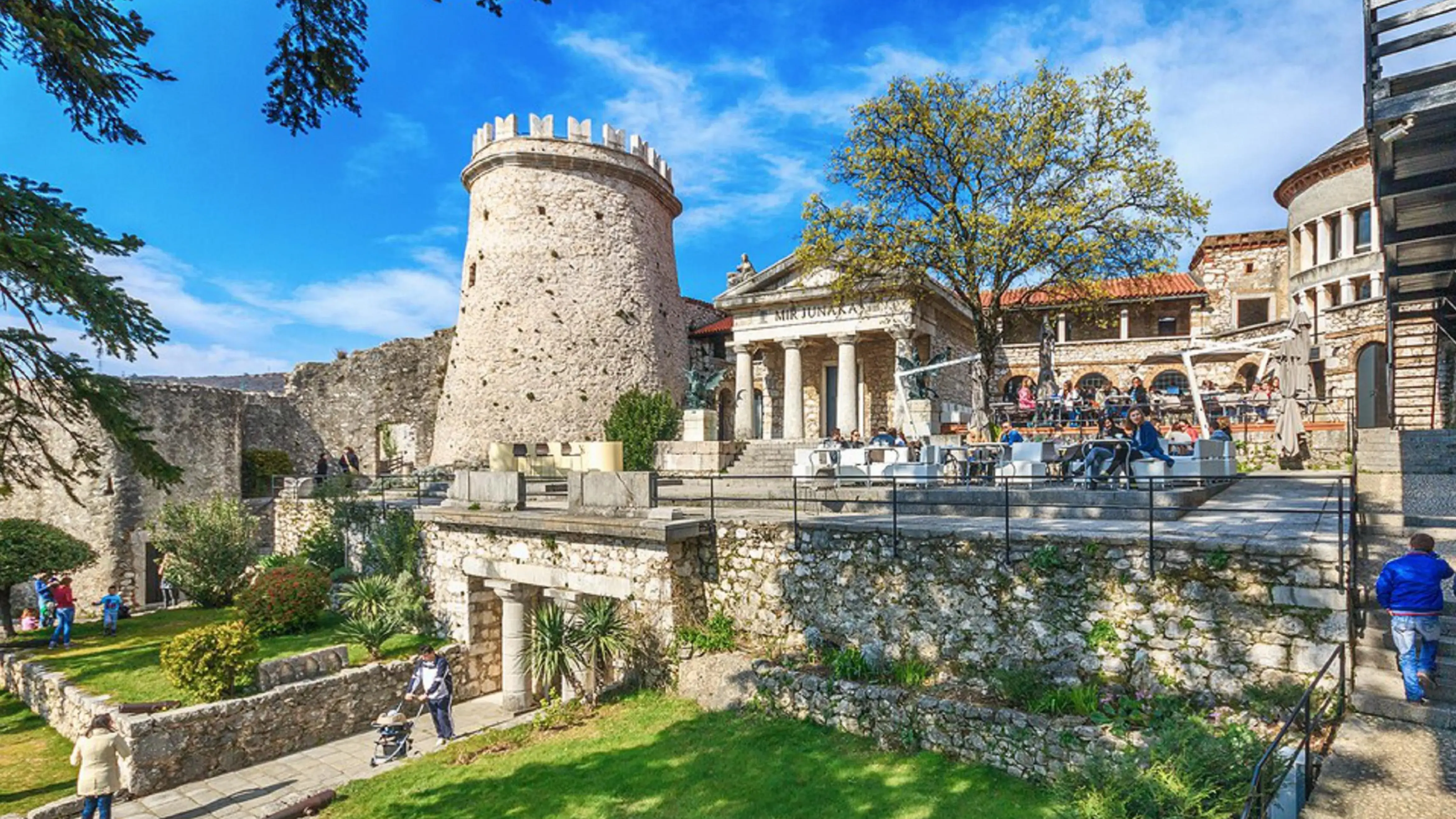 Inside the Trsat Castle