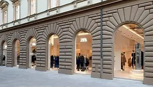 Fashion stores and shopping on Korzo promenade in Rijeka