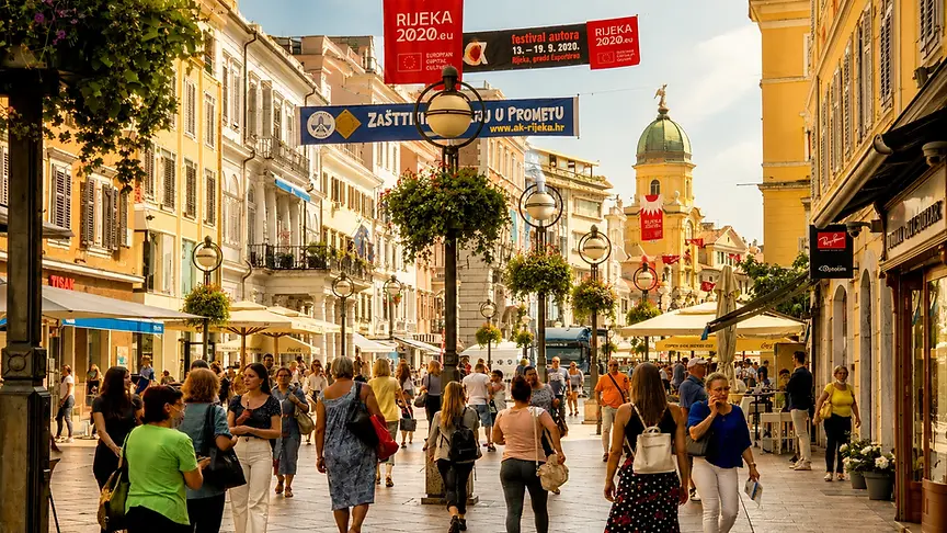 Rijeka Korzo pedestrian zone
