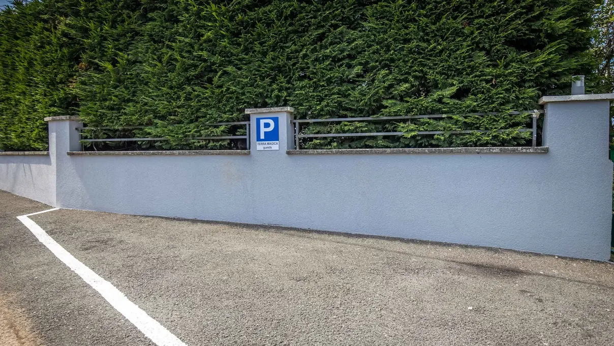 Free private parking at Terra Magica Deluxe