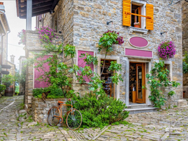 Stone streets in artistic Grožnjan