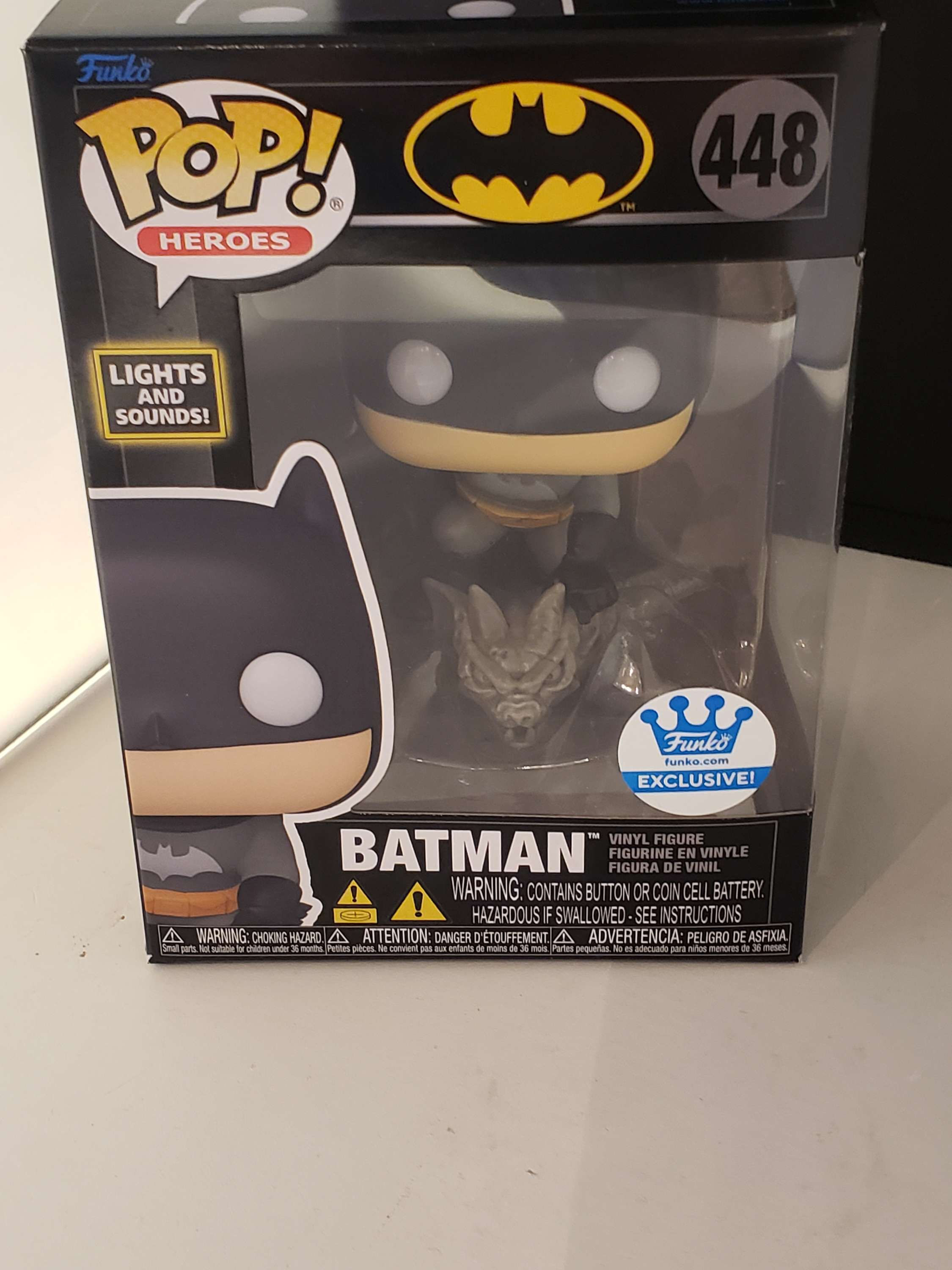 Batman Lights and Sound Funko Pop