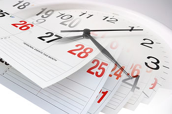 Calendar and clock