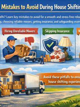 Common Mistakes to Avoid During House Shifting in Delhi