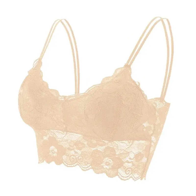 Thumbnail: Women Beauty Padded Back Bra Lace Tube top