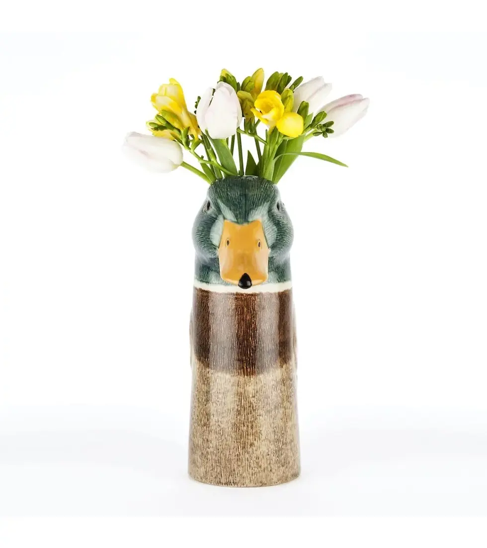 Miniature : Vase canard colvert